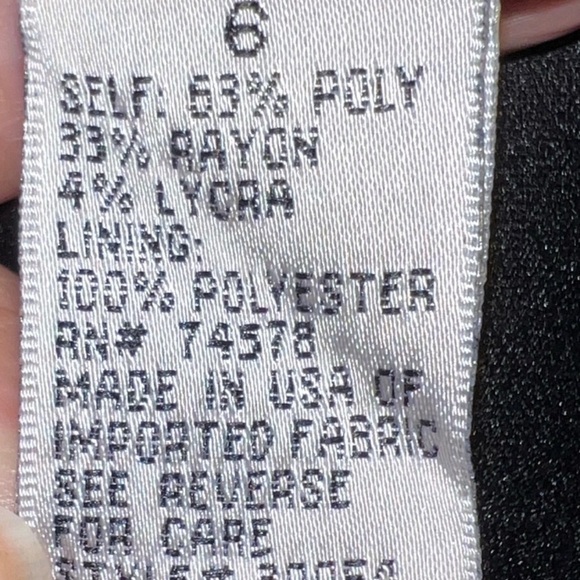 Cache Belted Dress 6 Black Sheath Button Design Sleeveless Gold Formal Office - Picture 11 of 11